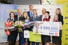 Rīgā ierodās «airBaltic» pasažiere, uzstādot jaunu rekordu - 5390000 apkalpotu klientu