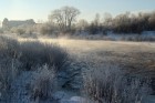 Foto: Raitis Ābelnieks. Bauskas iedzīvotājus janvārī apbur sniegotas ainavas 