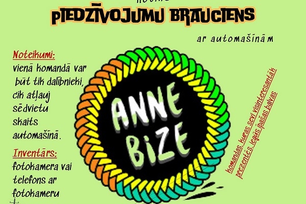 Dobeles novads: Piedzīvojumu brauciens «AnneBiZe»