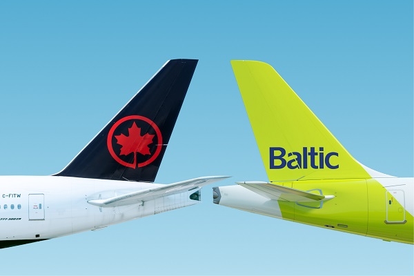 «airBaltic» un «Air Canada» uzsāks sadarbības lidojumus