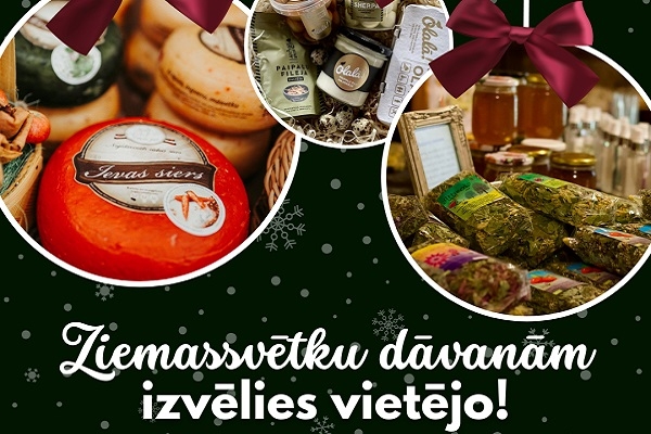 Aizkraukles novads: Ziemassvētku dāvanām izvēlies Latvijā ražoto produkciju