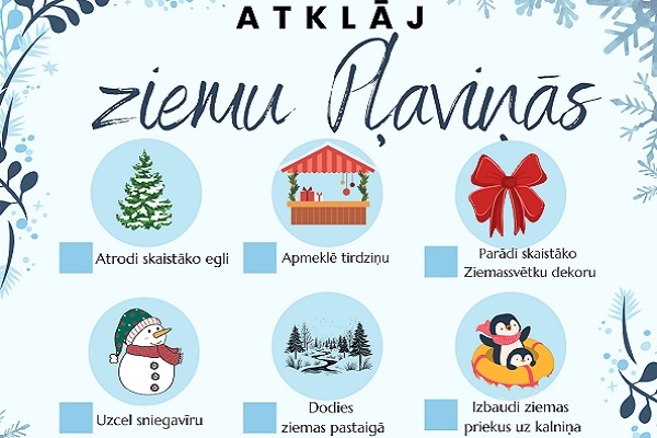 Aizkraukles novads: Atklāj ziemu Pļaviņās!