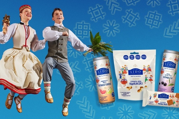 «LIDO» kļūst par XIII Latvijas Skolu jaunatnes dziesmu un deju svētku atbalstītāju un rada īpašu svētku produktu izlasi