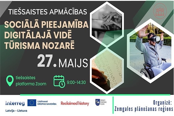 Zemgale.lv: Norisināsies mācības par sociālo pieejamību digitālajā vidē 