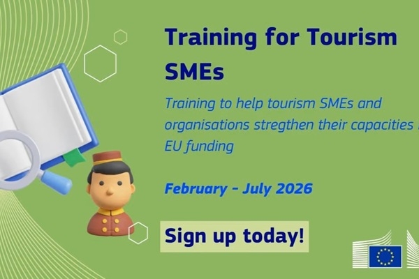 Jauns ES apmācību piedāvājums tūrisma MVU: kapacitātes stiprināšana ES finansējuma piesaistei
