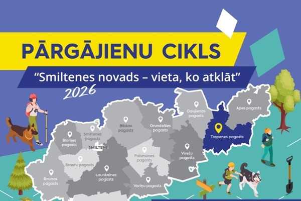 Smiltenes novada Tūrisma informācijas centrs aicina uz pārgājienu «Trapenes medību alejas»