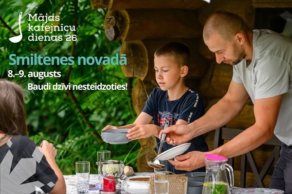 Mājas kafejnīcu dienās Smiltenes novads aicina baudīt dzīvi nesteidzoties
