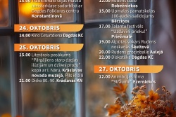 Pasākumi Krāslavas novadā Oktobrī-Novembrī Krāslavas TIC