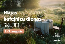 Atpūtas un ceļojumu piedāvājumi 13.07.2025 - 20.07.2025 Skujene aicina uz Māju kafejnīcu dienām! Cēsu TIC