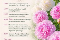 Peoniju Dārza svētki "Romju pojenēs" Tukuma TIC