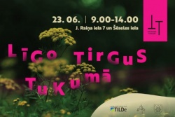 LĪGO tirgus Tukumā Tukuma TIC