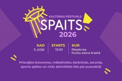 Atpūtas un ceļojumu piedāvājumi 04.06.2026 - 11.06.2026 Kultūras festivāls SPAITS 2026 Rēzeknes pilsētas TIC