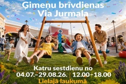 Ģimeņu brīvdienas katru sestdienu! ViaJurmala