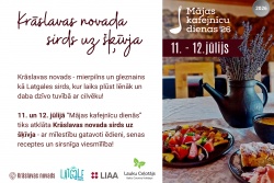 Atpūtas un ceļojumu piedāvājumi 09.07.2026 - 15.07.2026 Mājas kafejnīcu dienas Krāslavas novadā Krāslavas TIC