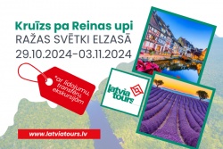 Atpūtas un ceļojumu piedāvājumi 15.08.2024 - 07.09.2024 Kruīzs pa Reinas upi (grupa) Latvia Tours