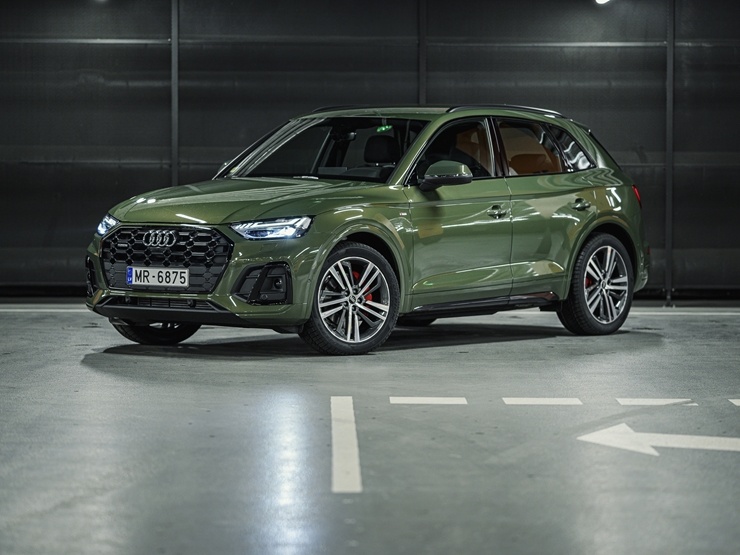 Iepazīstna ar modernizēto «Audi Q5». Foto: Moller.lv 294840