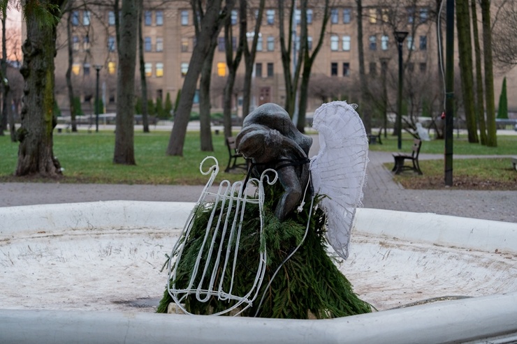 Košā Daugavpils ietērpjas svētku rotā. Foto: Daugavpils.lv 295407