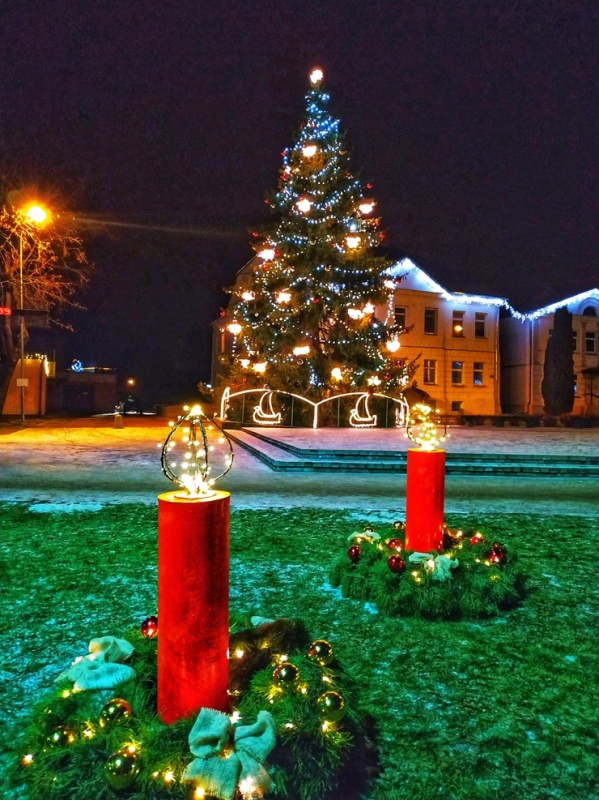 Košā un krāšņā Krāslava gatava svētkiem. Foto: Inga Pudnika 295579