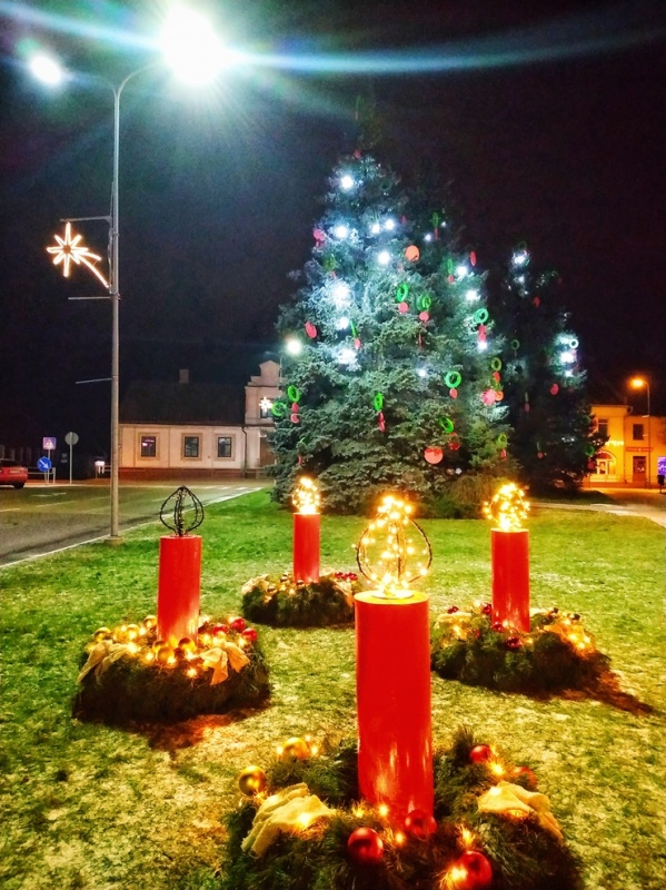 Košā un krāšņā Krāslava gatava svētkiem. Foto: Inga Pudnika 295582