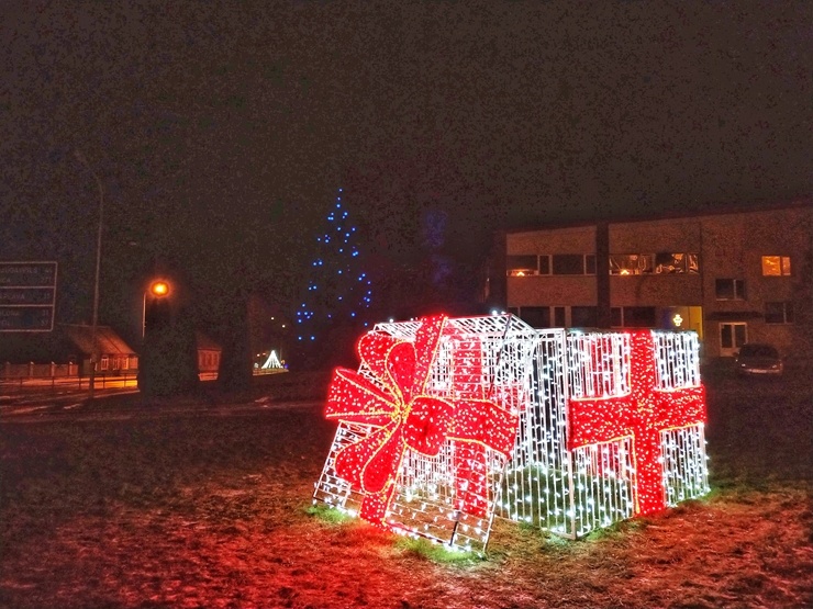 Košā un krāšņā Krāslava gatava svētkiem. Foto: Inga Pudnika 295589