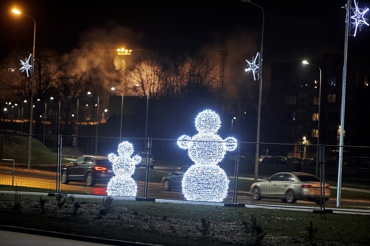 Ziemas elpa Latgales pilsētā Rēzeknē. Foto: Aleksandrs Lebeds 295676