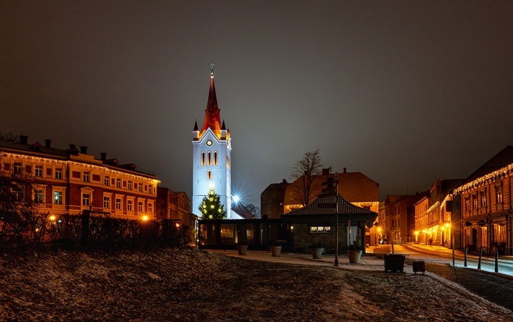 Vidzemes skaistās Cēsis izbauda ziemu. Foto: Cēsu TIC 295692