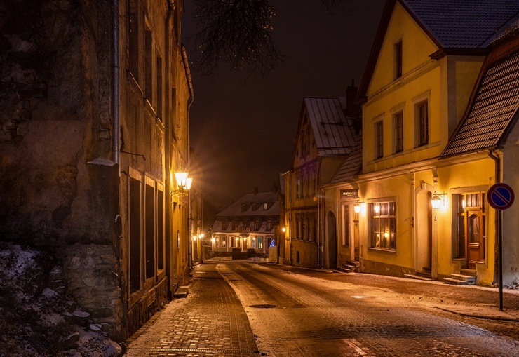 Vidzemes skaistās Cēsis izbauda ziemu. Foto: Cēsu TIC 295694