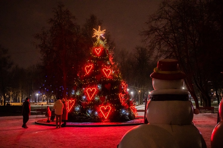 Latgales pilsēta Daugavpils gaida Jauno gadu. Foto: Andrejs Jemeļjanovs 296181
