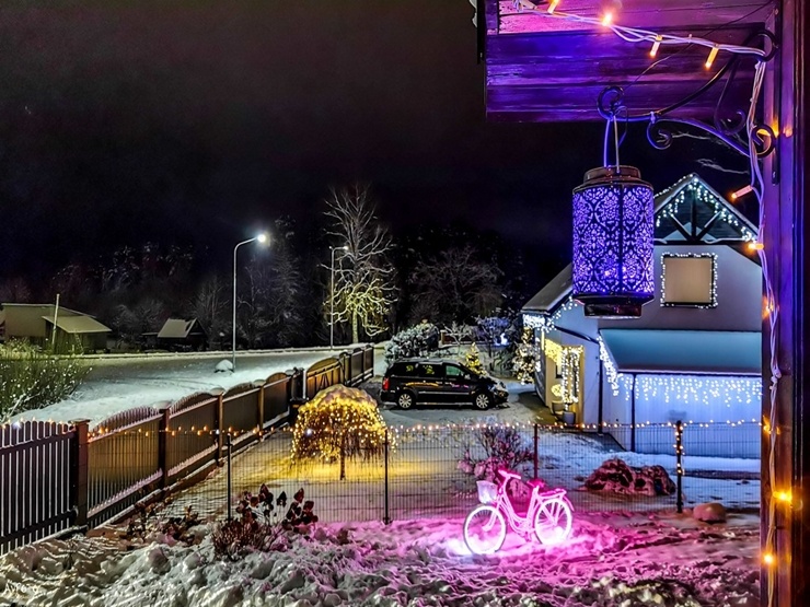 Tā Madonā izrotāja mājas svētku laikā. Foto: Agris Veckalniņš 296438