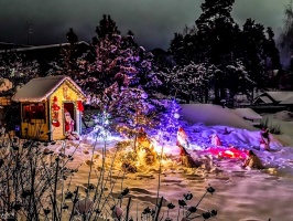 Tā Madonā izrotāja mājas svētku laikā. Foto: Agris Veckalniņš 14