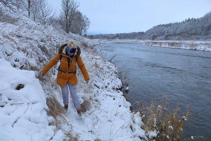 Travelnews.lv dodas 16 km pārgājienā gar Ventu un Šķērveli Skrundas novadā 296488