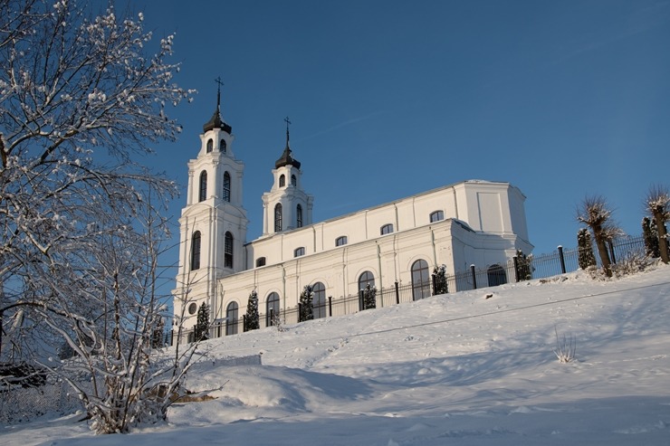 Kad Latgales pilsētu Ludzu pārklāj sniegs 296618