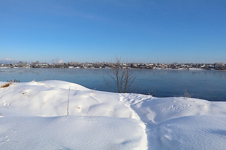 Travelnews.lv dodas Doles salas 13 km pārgājienā pie -14 grādiem Salaspils novadā 297478