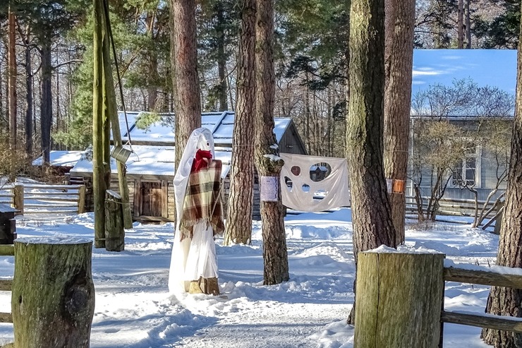 Ventspils Piejūras brīvdabas muzejā aizvadīta Meteņu diena. Foto: Oskars Jūra 297526