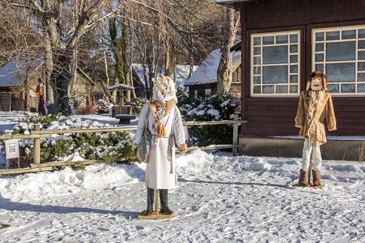 Ventspils Piejūras brīvdabas muzejā aizvadīta Meteņu diena. Foto: Oskars Jūra 297527