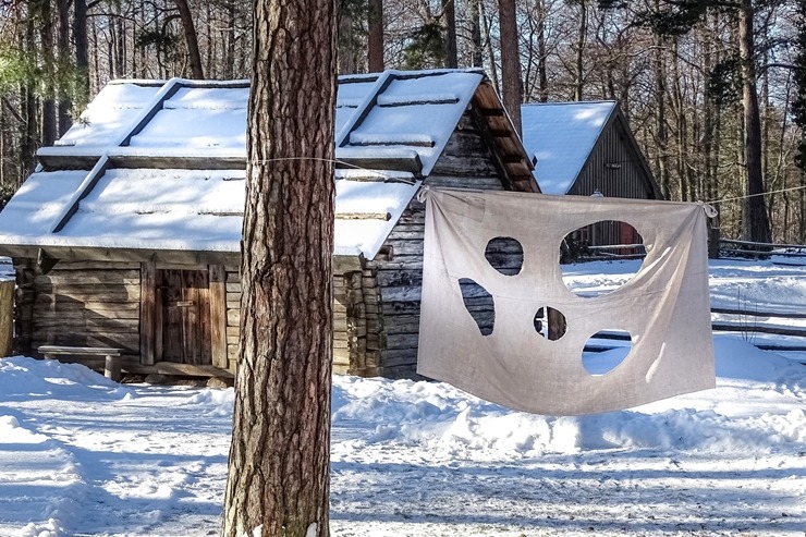 Ventspils Piejūras brīvdabas muzejā aizvadīta Meteņu diena. Foto: Oskars Jūra 297528