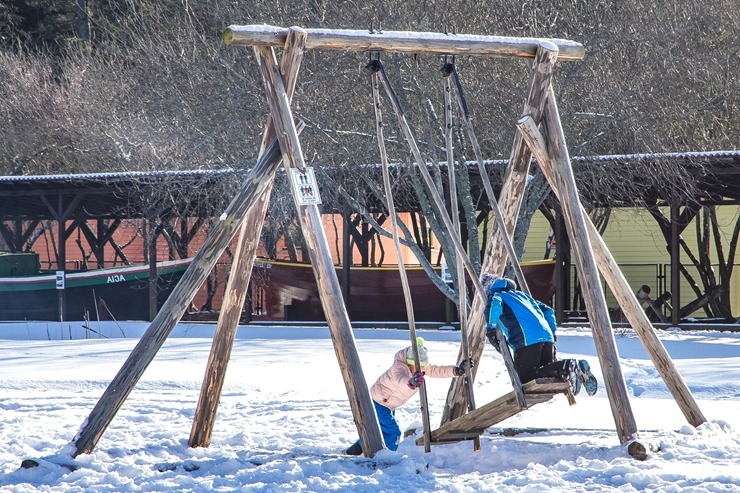 Ventspils Piejūras brīvdabas muzejā aizvadīta Meteņu diena. Foto: Oskars Jūra 297534