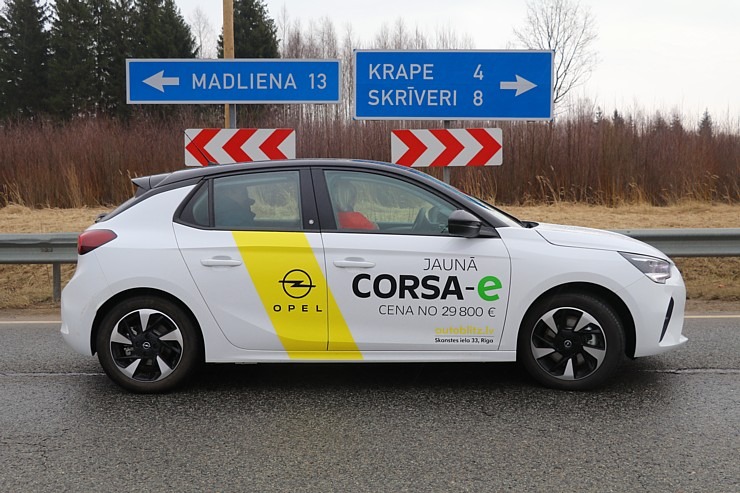 Travelnews.lv ar jauno elektrisko vāģi «Opel Corsa-e» apceļo Vidzemi 299820