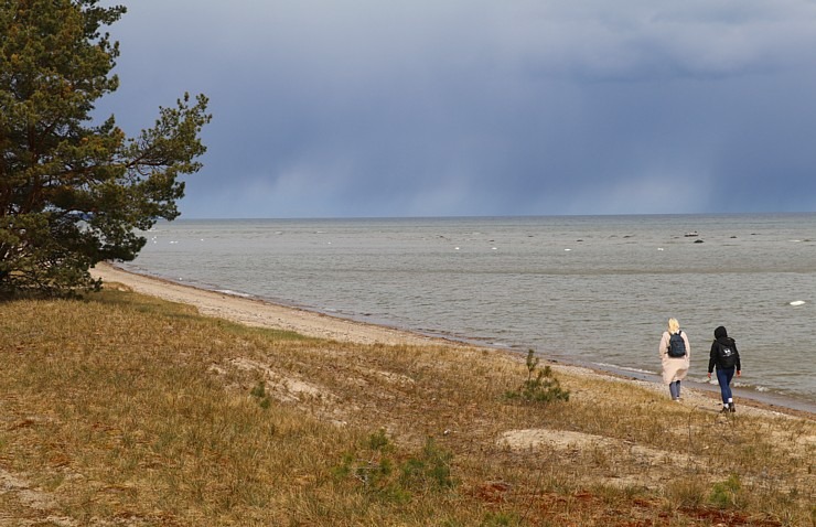 Travelnews.lv dodas 20 km pārgājienā gar Rīgas līča krastu Engures pusē 300895