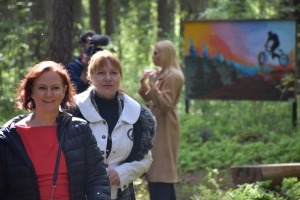 Tūristi Baldones mežā var aplūkot gleznas «Meža galerijā» 3