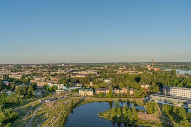 Gaisa balonu šovs Daugavpilī un Daugavpils no putna lidojuma 303230