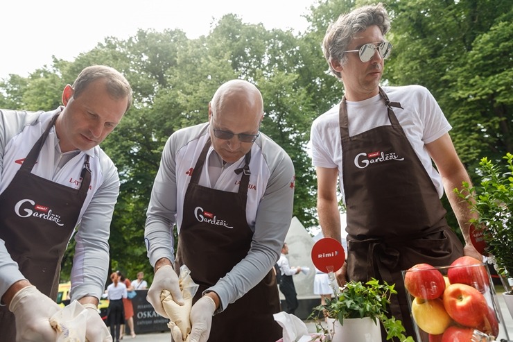 Latvijas olimpieši un Rimi Gardēži vienojas Spēka piknikā 303562