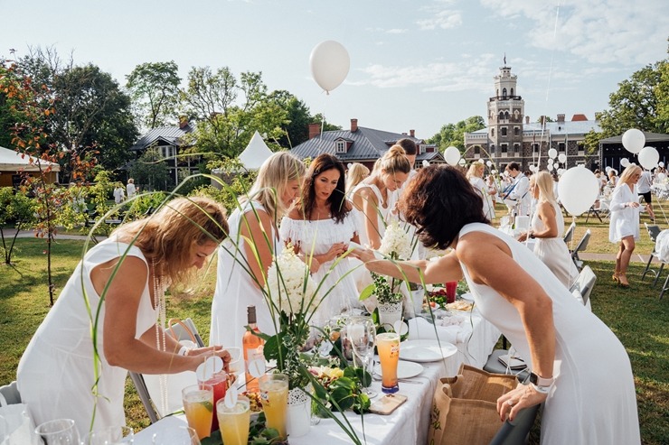 Baltais pikniks šovasar aizvadīts Siguldas pils parkā 304821