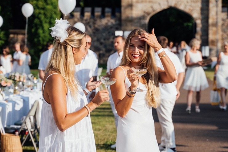 Baltais pikniks šovasar aizvadīts Siguldas pils parkā 304823