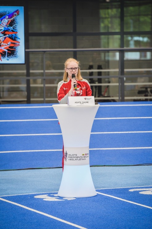 Preses konferencē informē par Valsts prezidenta balvu vieglatlētikā 305430