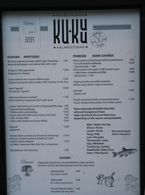 Travelnews.lv izbauda Baltijas jūras zivju ēdienus Kuresāres restorānā «Ku-Kuu» 307402
