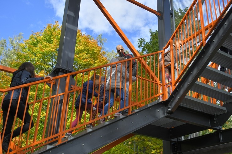 Skatu torņu apceļotājiem jauns tūrisma objekts - Taborkalna skatu torņis Jēkabpils novadā. Foto: Jekabpils.lv 307881