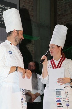 «Latvijas gada pavārs 2021» ir Dinārs Zvidriņš un «Latvijas gada pavārzellis 2021» ir Aleksandra Krūka 15