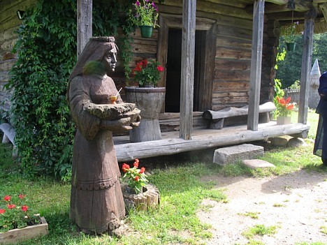 Muzeja dārzā atrodas Lietuvas mākslinieka A. Patiejūna skulpūras, kas darinātas no ozola. 16566