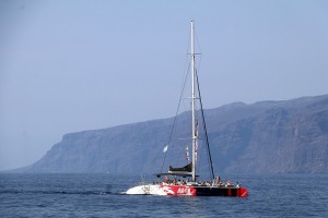 Travelnews.lv ar katamarānu dodas Atlantijas okeānā gar Tenerifes salas piekrasti 34